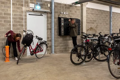 Cykelgarage Tomteboda Postterminal